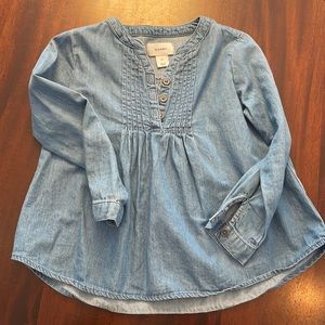 Girls denim top